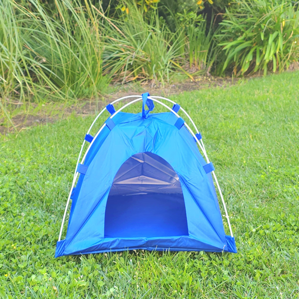 Carpa Pequeña Azul para Cachorros, Gatos y Conejos - Imagen 3