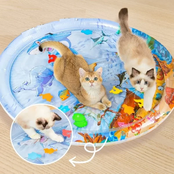 Piscina Sensorial para Gatos - Cama de Agua Mascotas - Imagen 2