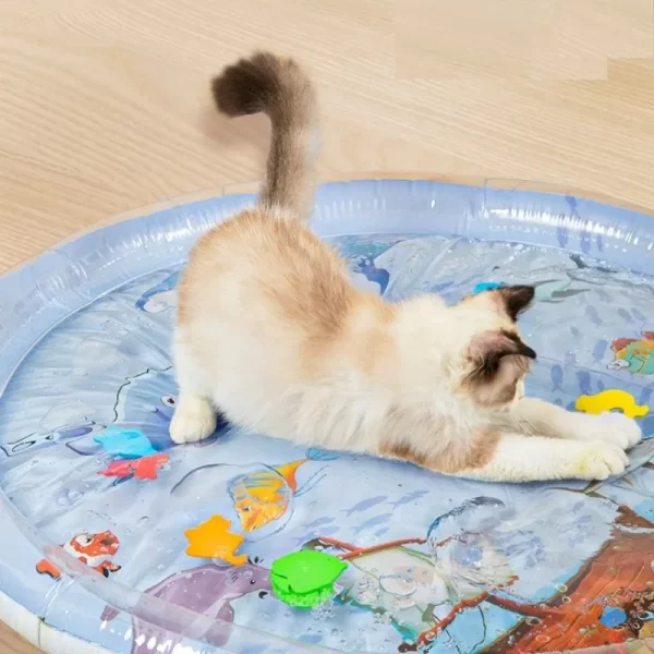 Piscina Sensorial para Gatos - Cama de Agua Mascotas