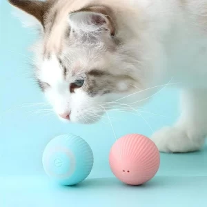 Pelota Viral Automática con Luces para Gatos y Perros